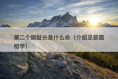 第二个脚趾长是什么命（介绍足部面相学）