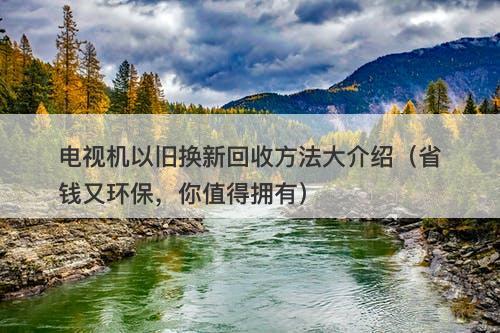 电视机以旧换新回收方法大介绍（省钱又环保，你值得拥有）