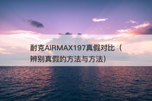 耐克AIRMAX197真假对比（辨别真假的方法与方法）