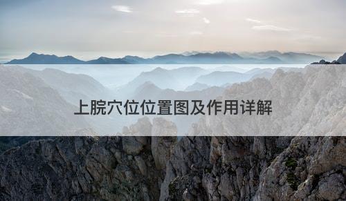 上脘穴位位置图及作用详解