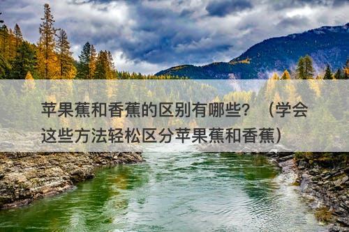 苹果蕉和香蕉的区别有哪些？（学会这些方法轻松区分苹果蕉和香蕉）