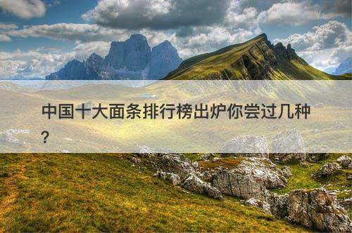 中国十大面条排行榜出炉你尝过几种？