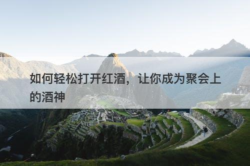 如何轻松打开红酒，让你成为聚会上的酒神