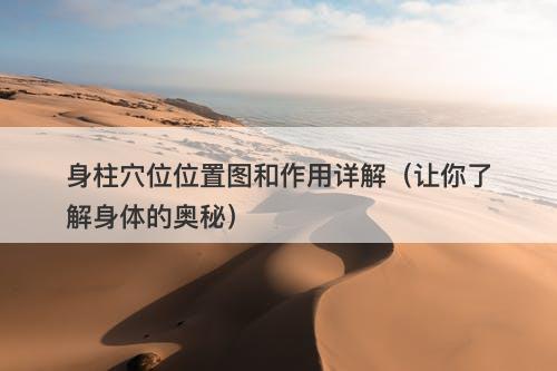 身柱穴位位置图和作用详解（让你了解身体的奥秘）