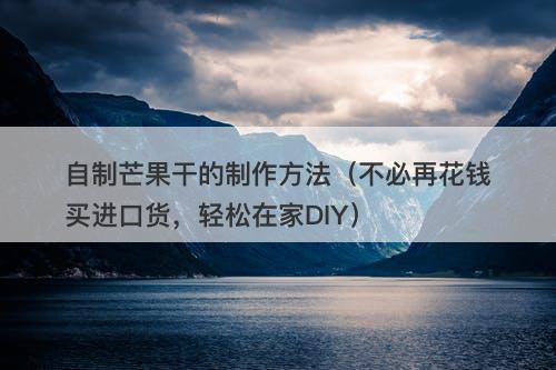 自制芒果干的制作方法（不必再花钱买进口货，轻松在家DIY）