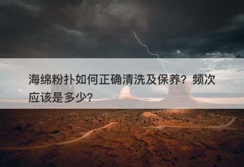 海绵粉扑如何正确清洗及保养？频次应该是多少？