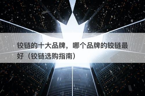 铰链的十大品牌，哪个品牌的铰链最好（铰链选购指南）