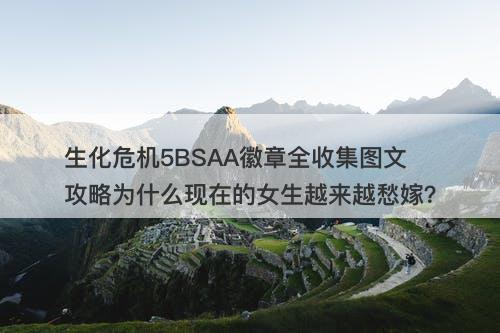 生化危机5BSAA徽章全收集图文攻略为什么现在的女生越来越愁嫁？