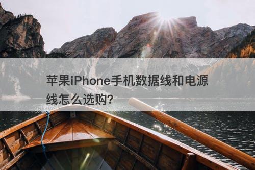苹果iPhone手机数据线和电源线怎么选购？