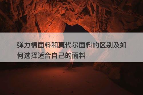 弹力棉面料和莫代尔面料的区别及如何选择适合自己的面料