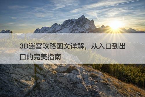 3D迷宫攻略图文详解，从入口到出口的完美指南