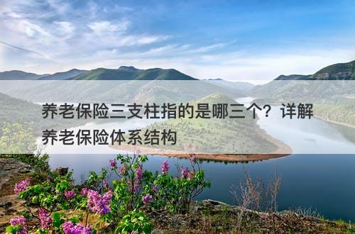 养老保险三支柱指的是哪三个?详解养老保险体系结构