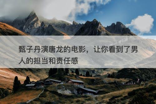 甄子丹演唐龙的电影，让你看到了男人的担当和责任感
