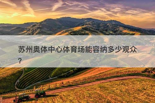 苏州奥体中心体育场能容纳多少观众？