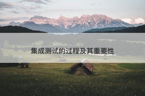 集成测试的过程及其重要性-图1