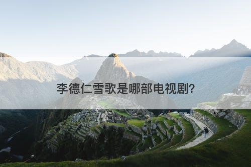 李德仁雪歌是哪部电视剧？-图1