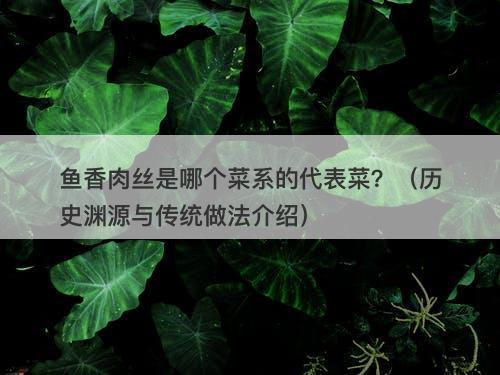 鱼香肉丝是哪个菜系的代表菜？（历史渊源与传统做法介绍）-图1