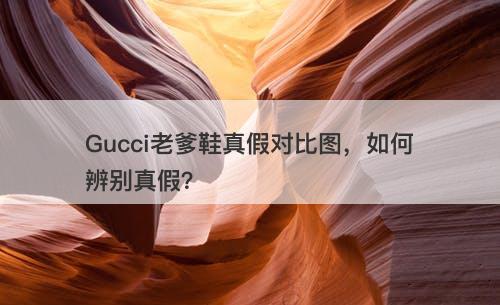 Gucci老爹鞋真假对比图，如何辨别真假？