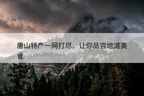 唐山特产一网打尽,让你品尝地道美食