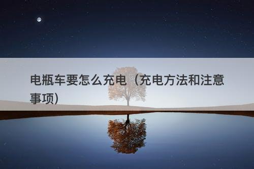 电瓶车要怎么充电(充电方法和注意事项)