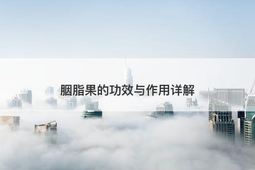 胭脂果的功效与作用详解