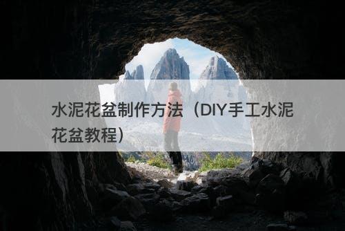 水泥花盆制作方法(DIY手工水泥花盆教程)