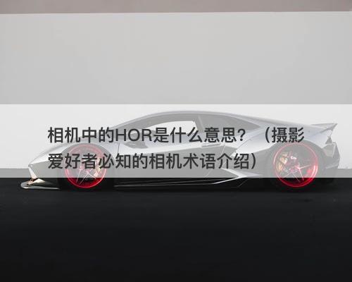 相机中的HOR是什么意思？（摄影爱好者必知的相机术语介绍）